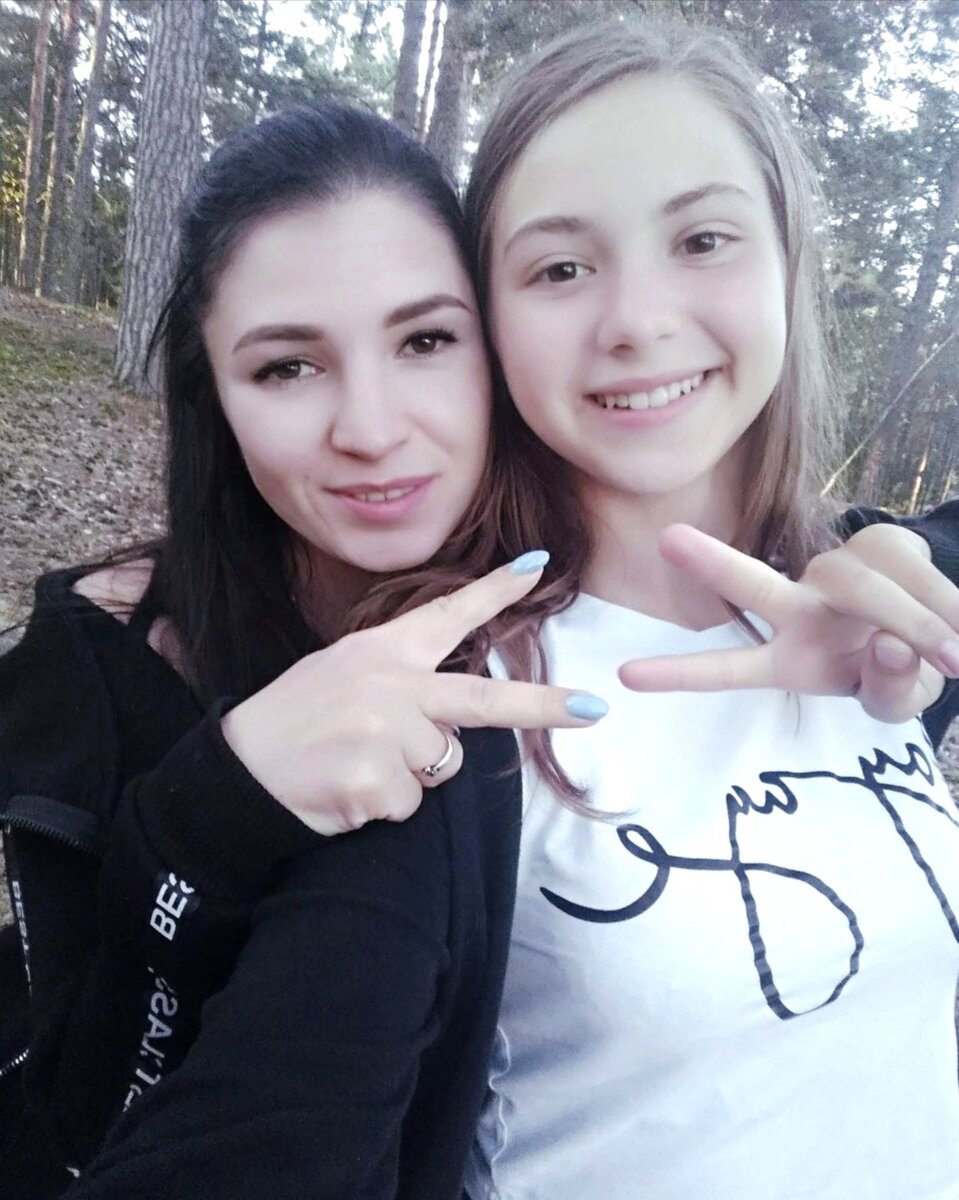 Со старшенькой модницей