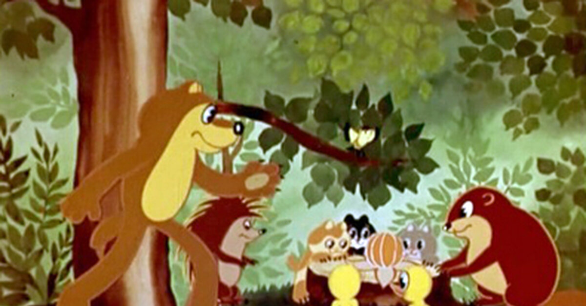 Кадр из м/ф "Апельсин" (из мультжурнала "Весёлая карусель" № 8, 1976 год)