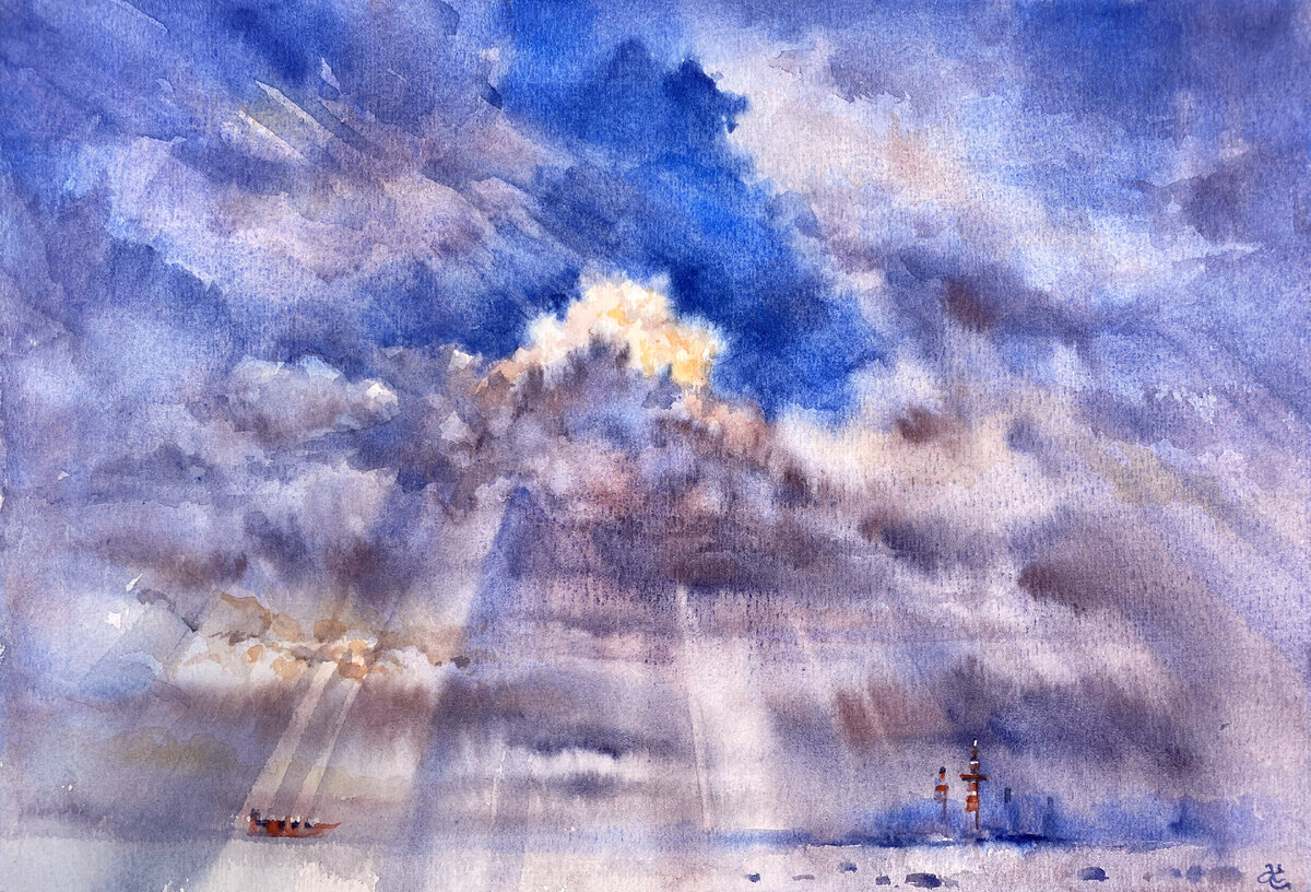 39х27см. Бумага Paul Rubens 50% хлопка крупное зерно.