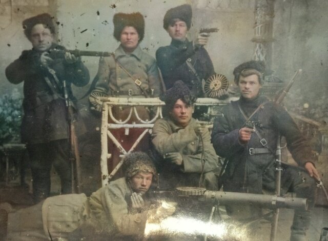 Красные партизаны. Минусинский фронт, 1919 год.