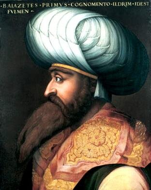 Баязи́д I Молниено́сный (1354/55/57 — 8 марта 1403) — 4-й правитель и 2-й султан Османской империи (1389—1402), сын султана Мурада I. Баязид известен своими военными успехами и получил прозвище Молниеносный за быстроту перемещения войск.