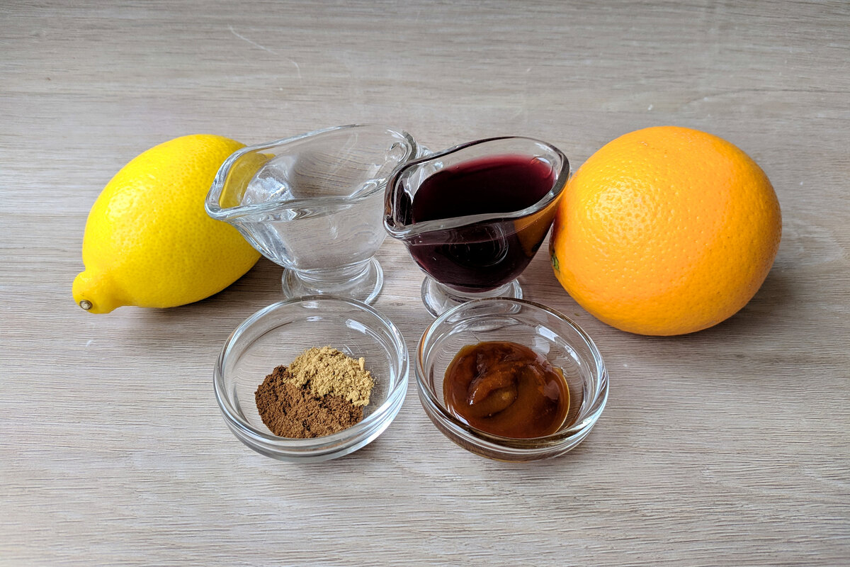 Ингредиенты для приготовления глинтвейна