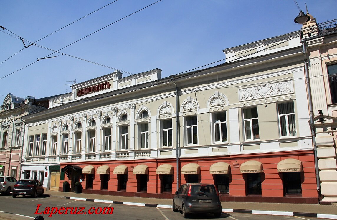 ШЕДЕВР СТРОГАНОВСКОГО БАРОККО И ПИКОВАЯ ДАМА. ЗАПАДНАЯ ЧАСТЬ РОЖДЕСТВЕНСКОЙ  УЛИЦЫ В НИЖНЕМ НОВГОРОДЕ | Лаперуз - поездки по всему миру | Дзен