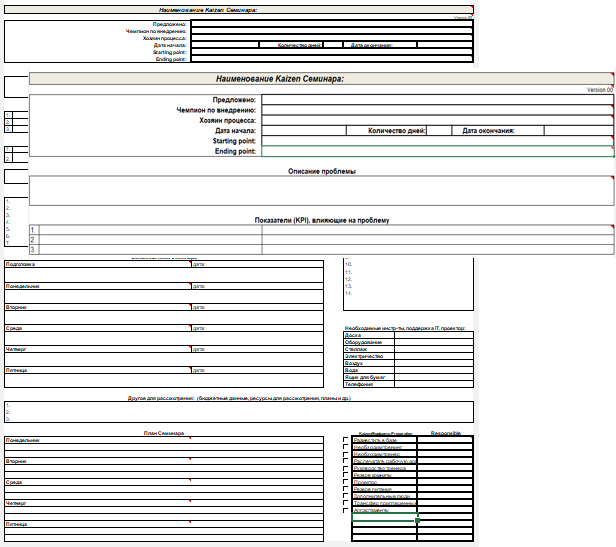Рис. 2 Лист заявки на семинар