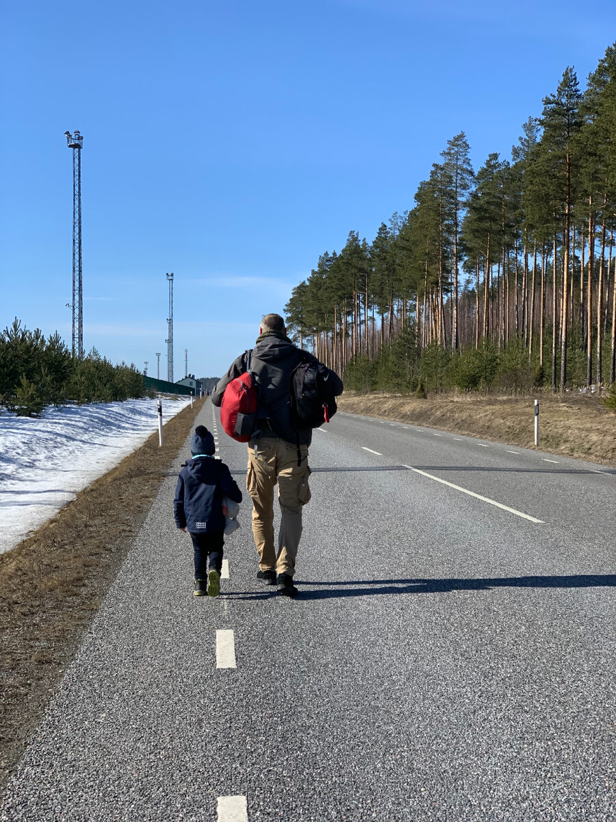 Топаем на поезд Койдула-Таллинн. 13.03.2022