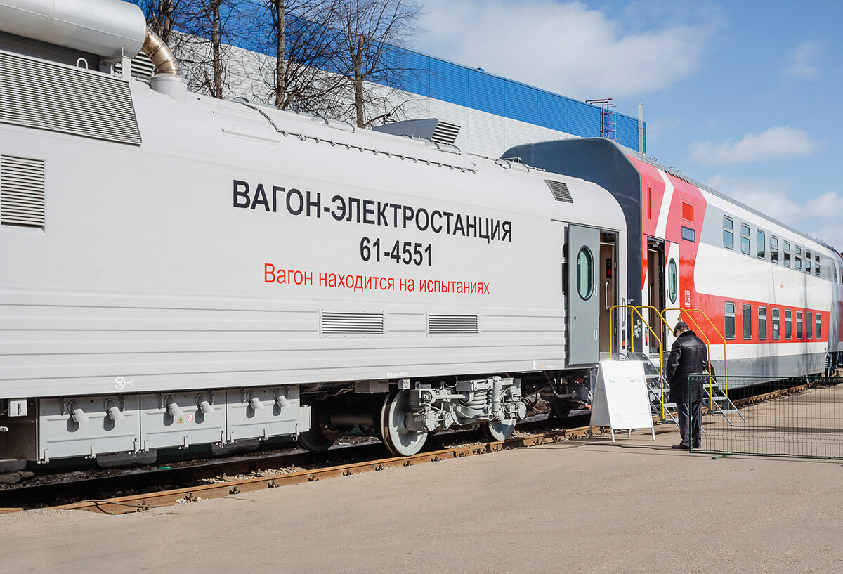 ТВЗ представил новую разработку – вагон-электростанцию | ТМХ | Тверской  вагоностроительный завод | Дзен