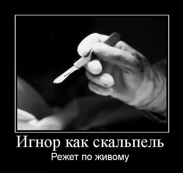 Игнор как скальпель