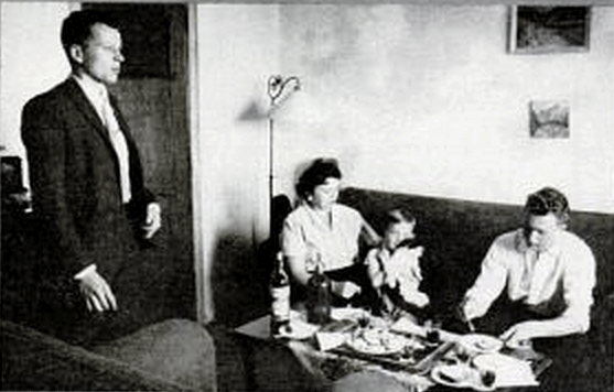 Семья Адольфа Эйхмана. Катарина Либль с сыновьями Буэнос-Айрес 1959 год