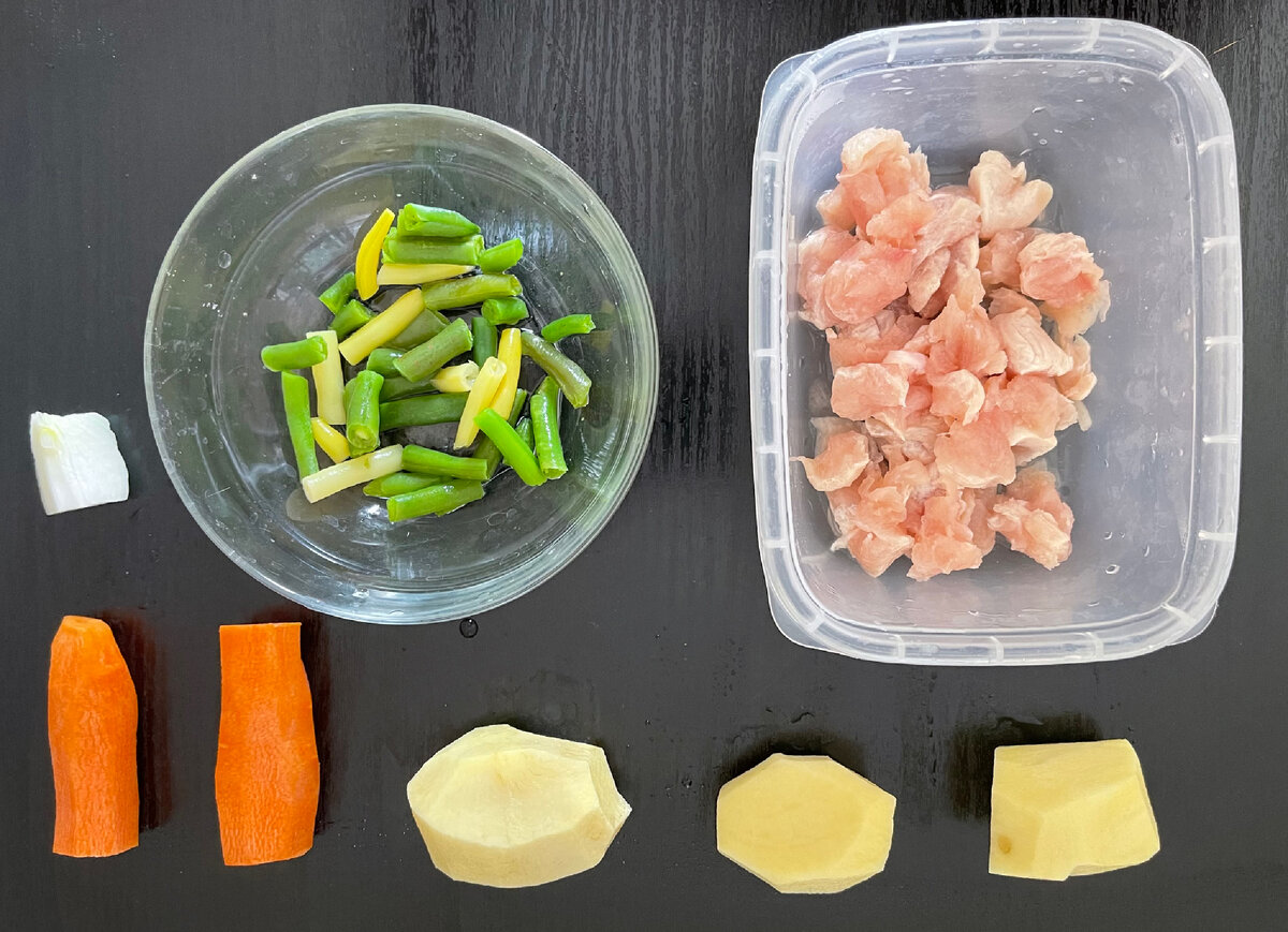 Ингредиенты для детского супчика 