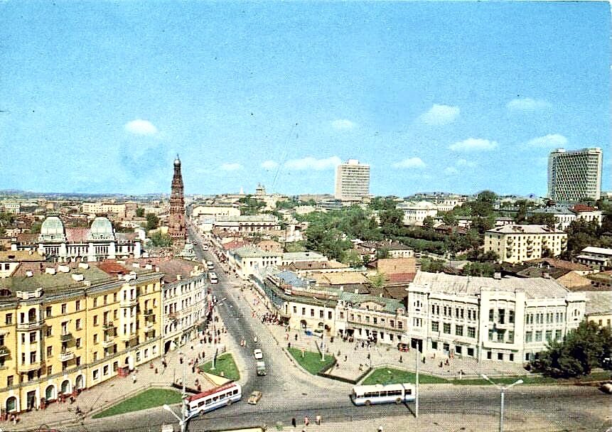 Панорама Казани, 80-90-е годы. Фото из интернета.