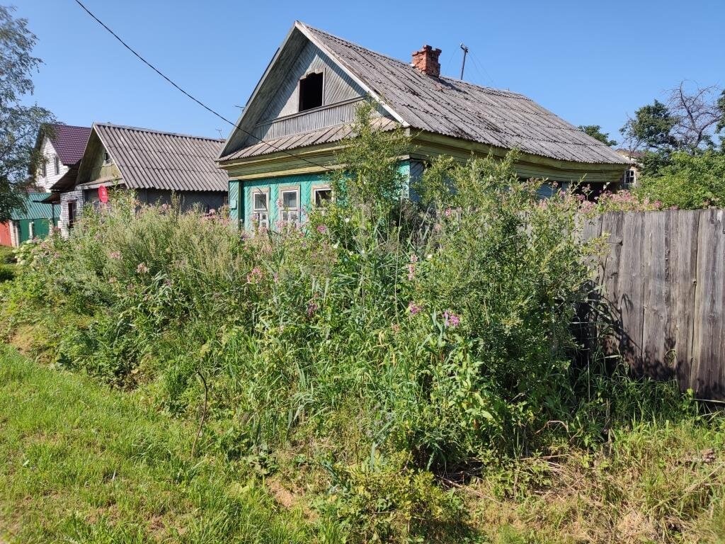 В частном секторе очень много заброшенных домов и участков. Дома с выбитыми окнами, а участки зарастают бурьяном.