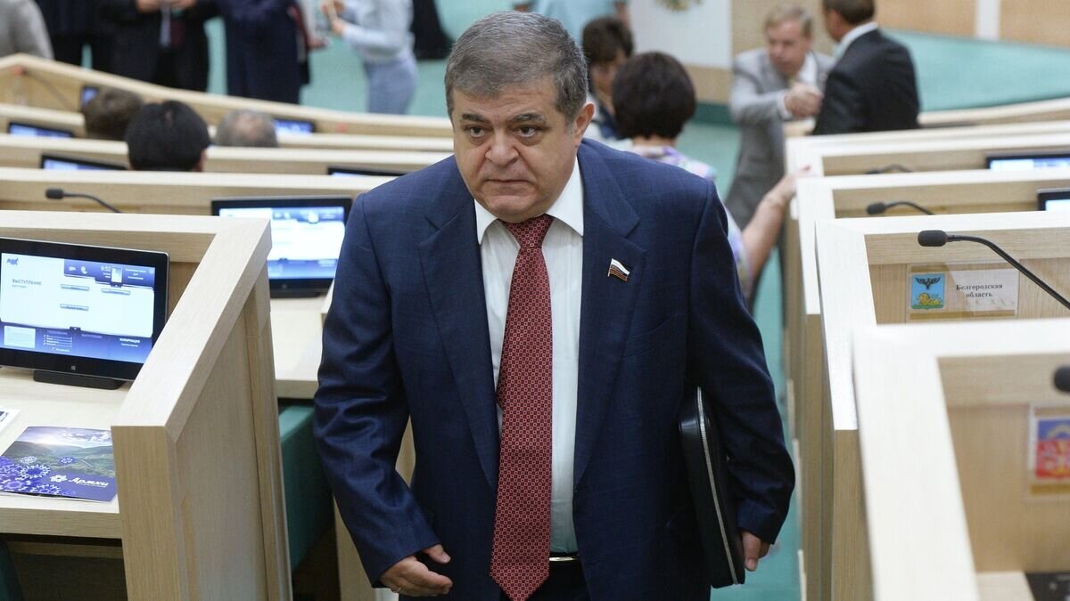    Первый заместитель председателя Комитета Совета Федерации по международным делам Владимир Джабаров© РИА Новости / Владимир Федоренко