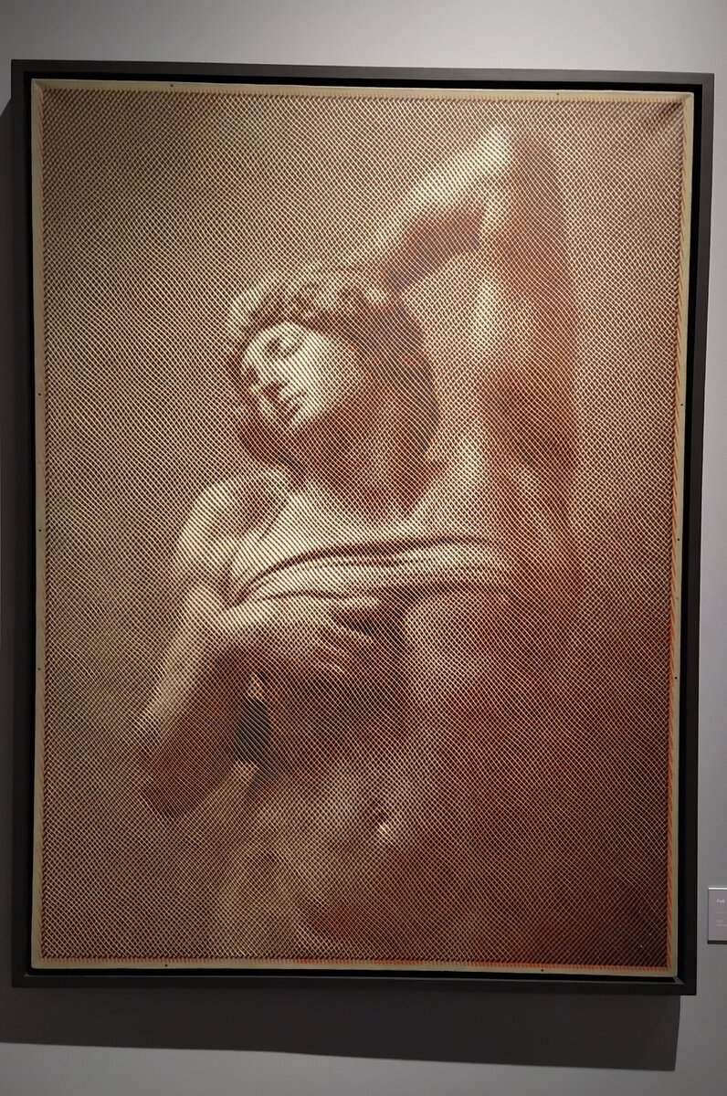 Егор Остров, Раб(по Микеланджело), 2017г., холст, акрил.