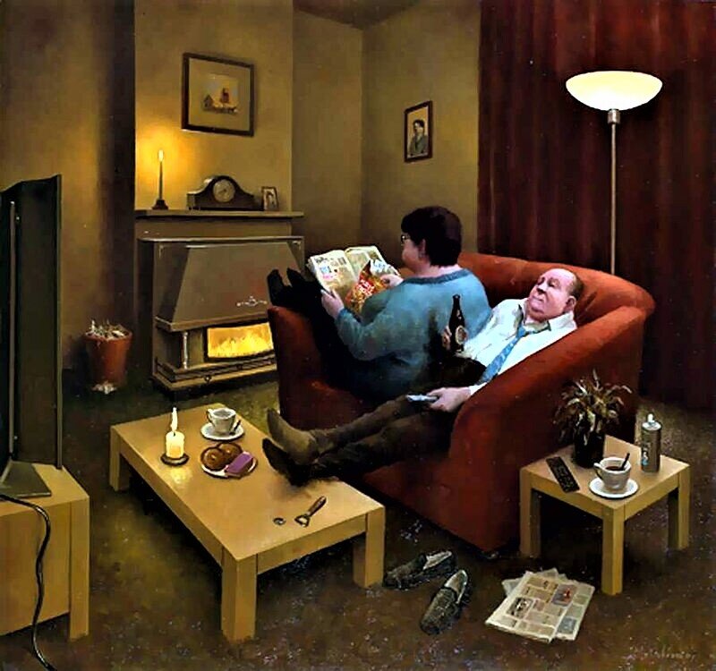 Художник Мариус Ван Доккум