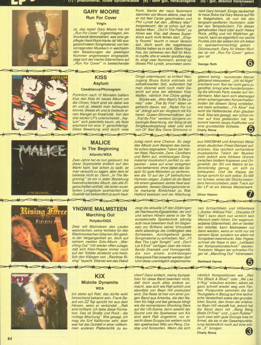 Страница журнала Metal Hammer