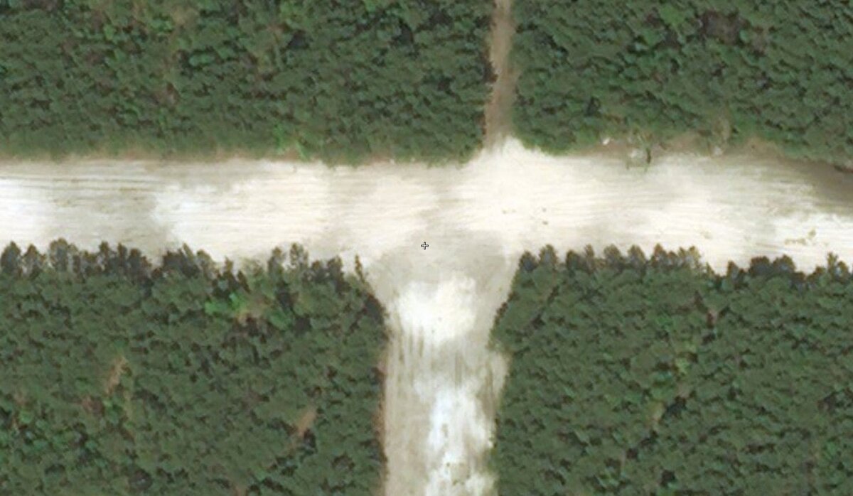 Эти же линии максимально увеличены.