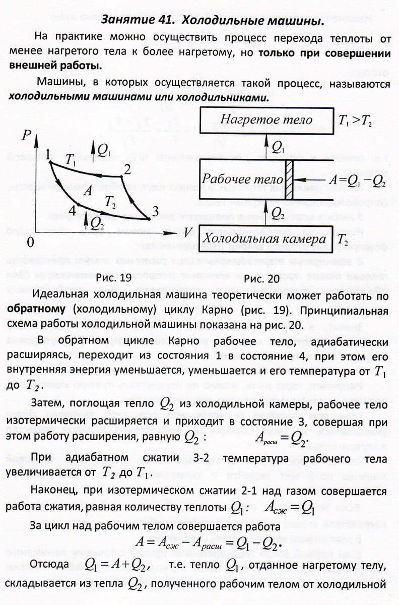 Холодильные машины | Основы физики сжато и понятно | Дзен