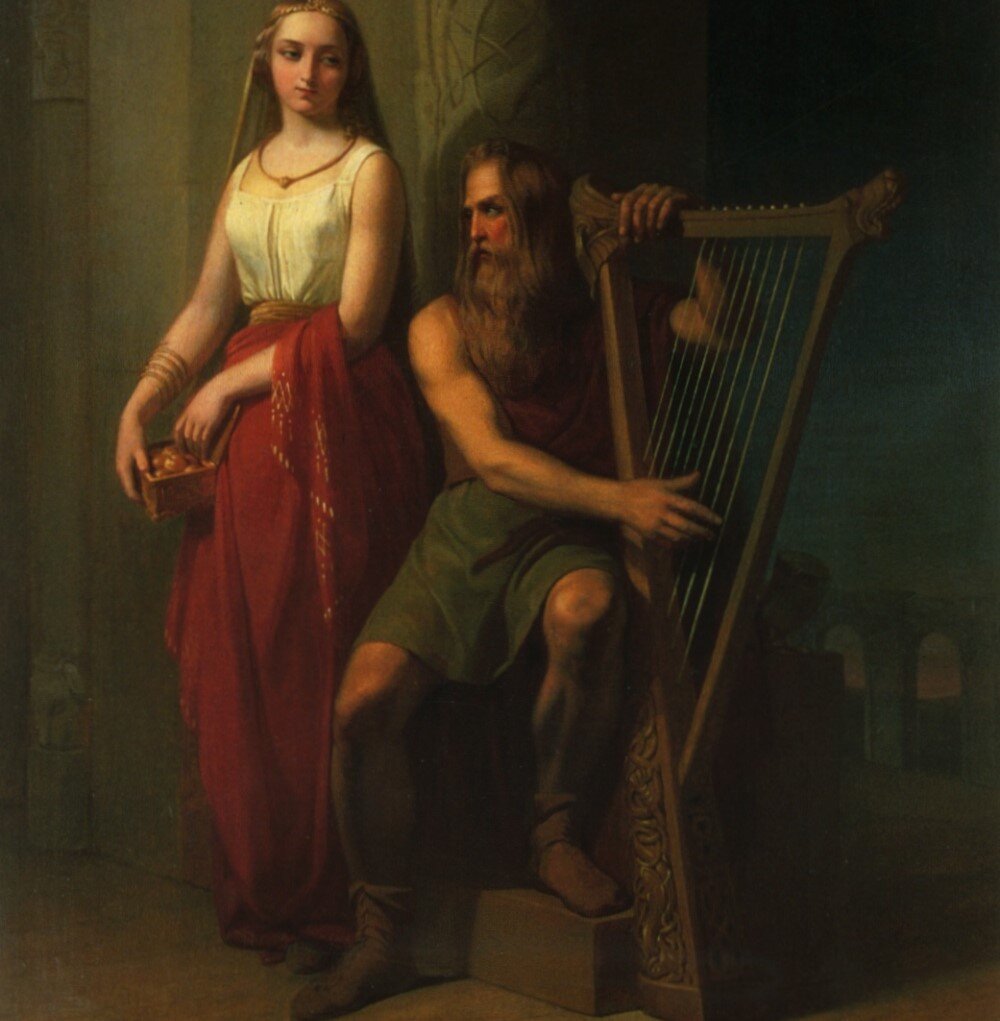 Нильс Бломмер. Идунн и Браги.