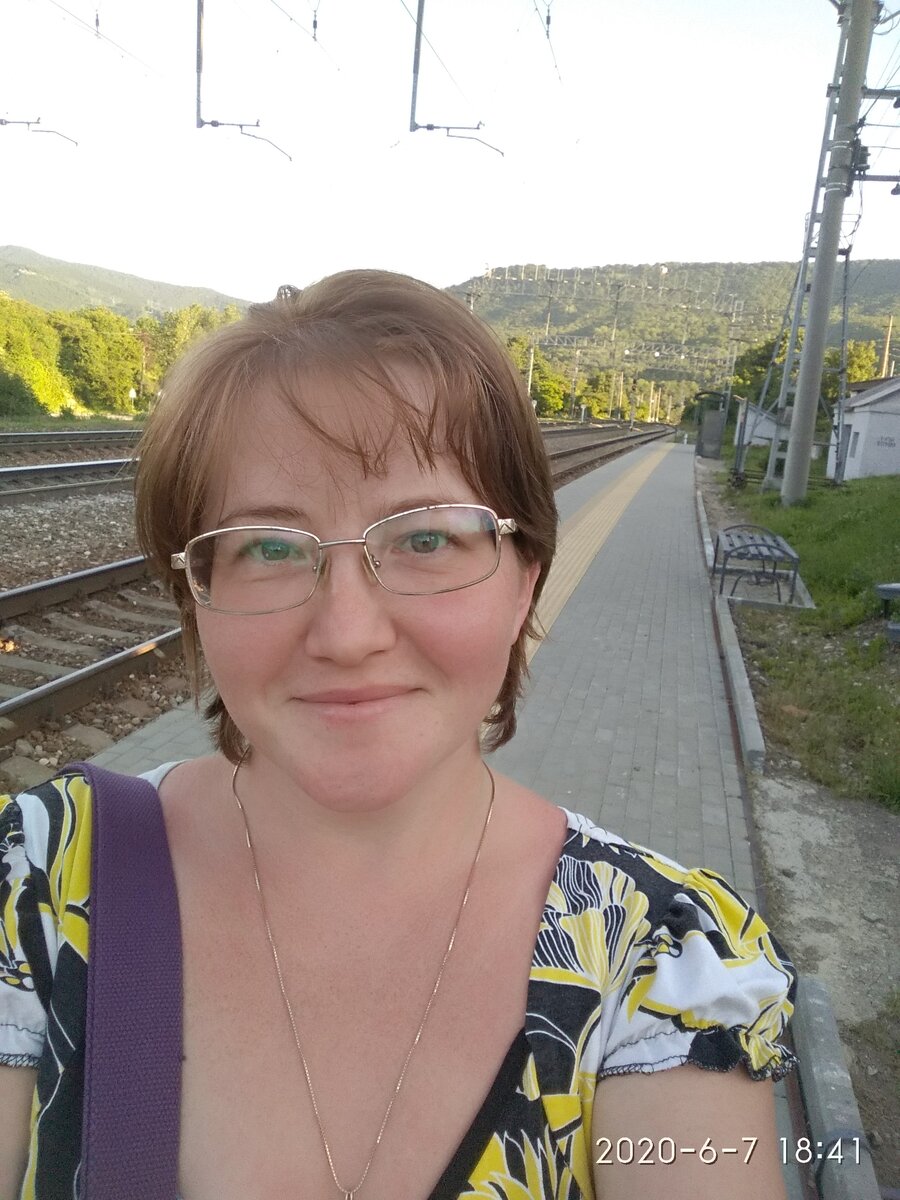 Жду электричку. 