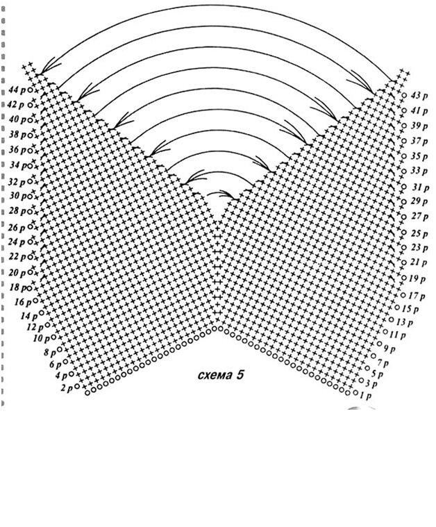 Купальник крючком схема для начинающих