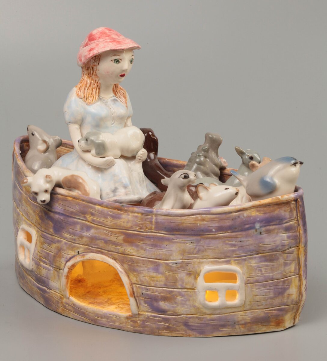 Серия «Родным, близким». Скульптура «Мамин ковчег», 2014. 18х24 см