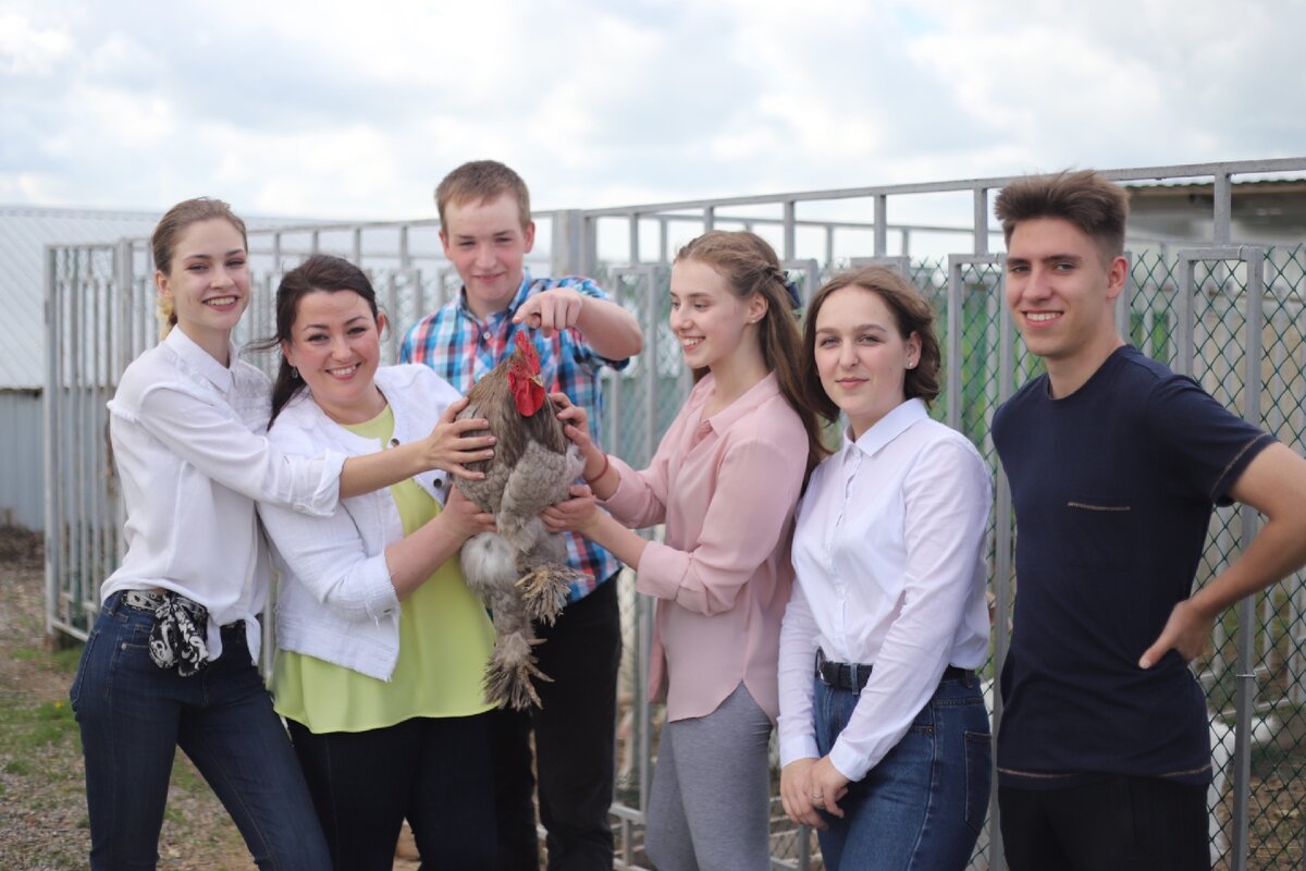 Устроили себе фотосессию на ферме 