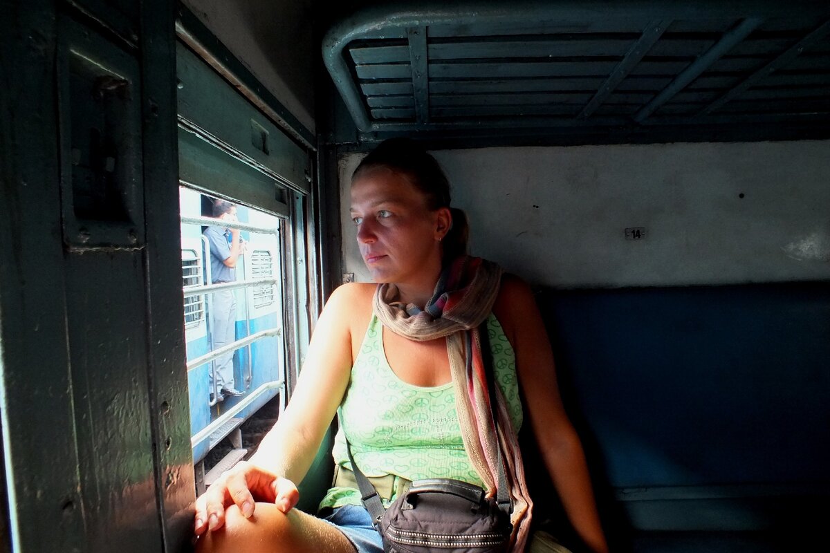 В индийском поезде