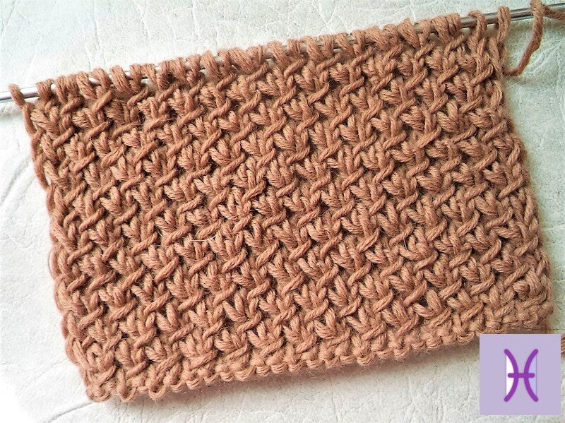 Лицевая сторона узора Тканый