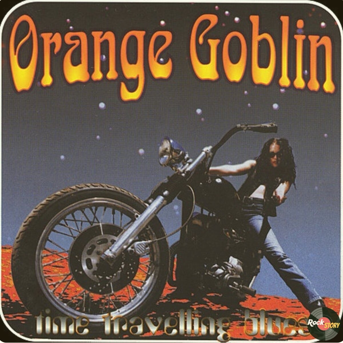 На фотографии: обложка альбома Time Travelling Blues группы Orange Goblin