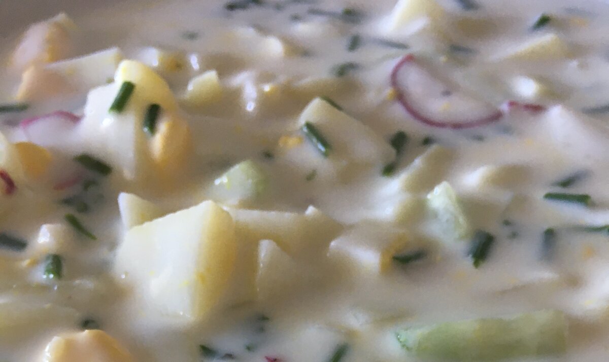 Фото: Piano Piano (сразу попрошу отсюда тех, кто считает, что окрошка может быть только на квасе – я знаю!!!)