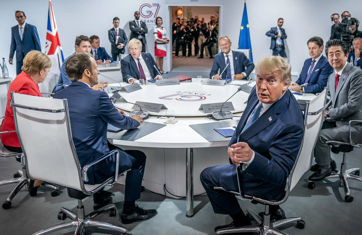 Заседание глав стран-участников саммита G7, 2019 год