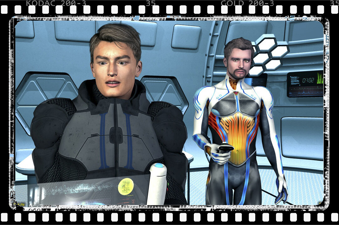 Кадр из мультфильма Петрова "Потерянная планета"