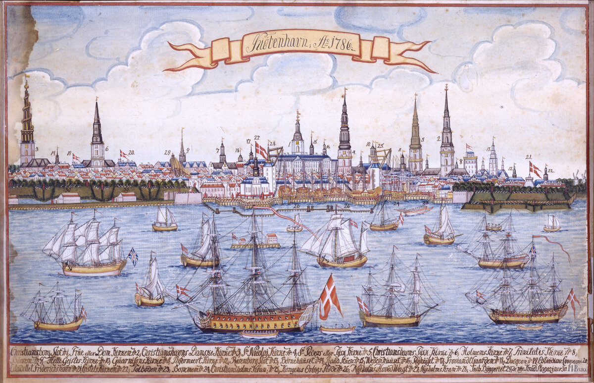 Порт Копенгагена, 1786 год