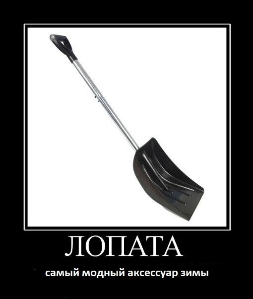 Лопата которая меня ждет в ближайшее время.