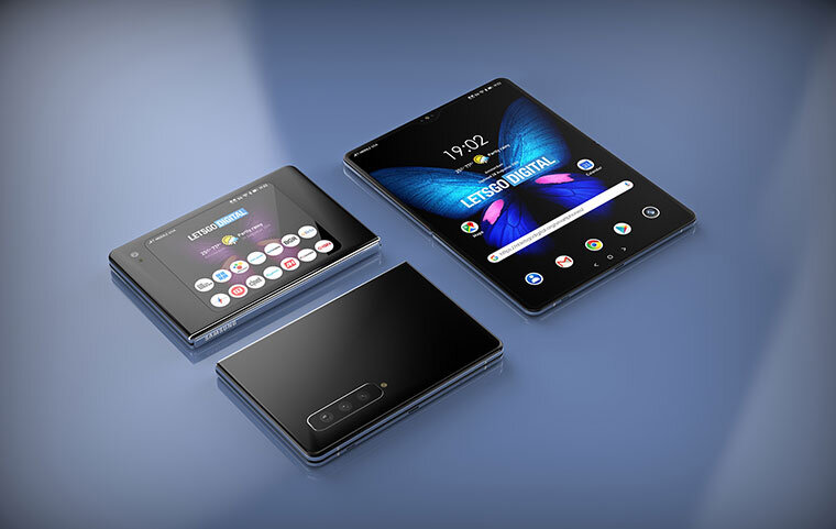 Дисплей в развернутом виде: 7.3-дюймовый AMOLED, FHD+ (2152×1536) | Размер: 117.9×160.9×6.9 мм Процессор: 8 ядер | Память: 12 Гб, 512 Гб
Аккумулятор: 4380 мА⋅ч | Камера: 16 МП, 12 МП, 12 МП | Корпус: металл, стекло
Новый и совершенно необычный смартфон от компании Самсунг, который способен удивить! Главное отличие Galaxy Fold от своих собратьев заключается в его уникальном складном механизме. Экран просто складывается, как книга. Производитель утверждает, что телефон способен выдержать сотни открытий каждый день! О мощности процессора и говорить не приходится, её хватит для работы с любыми программами и играми. На борту модели двенадцать гигабайтов оперативной памяти, чего будет достаточно для открытия десятка вкладок. Для любителей фото Galaxy Fold может предложить три камеры! Приближайте или отдаляйте объект, не теряя точности и красоты картинки.