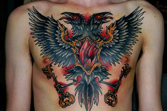 Значение татуировки ворон