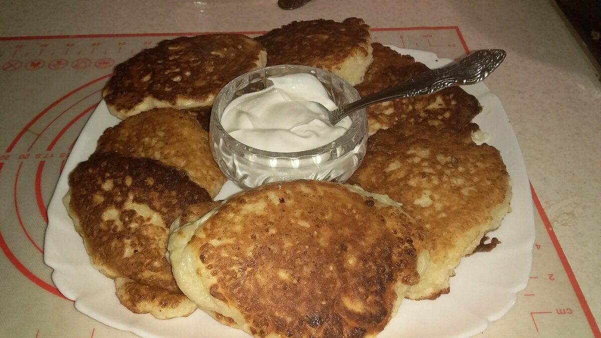творожные оладьи
