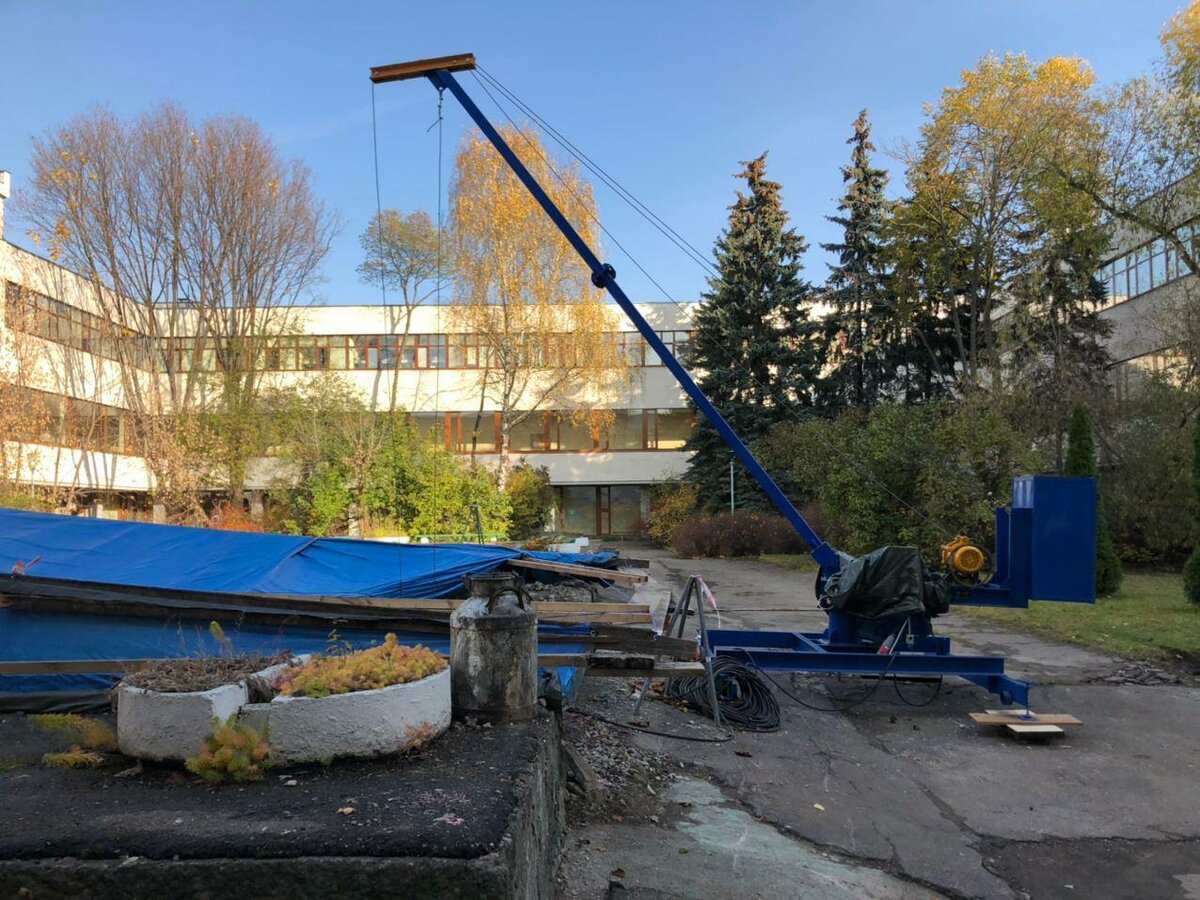 Подготовка к демонтажу 