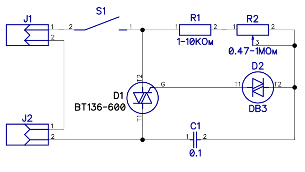 Схема регулятора