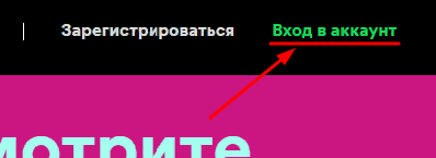 Кнопка авторизации 