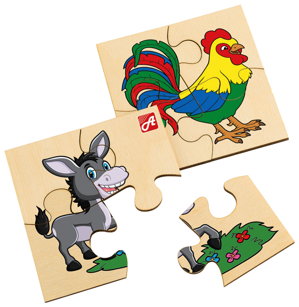 Пазлы для малышей фирмы Анданте