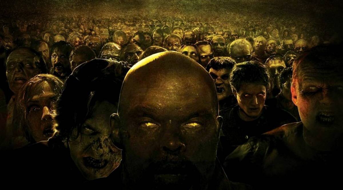 постер фильма "Земля мертвых" 2005 год.