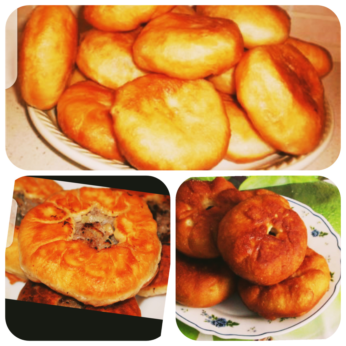 Беляши с мясом.