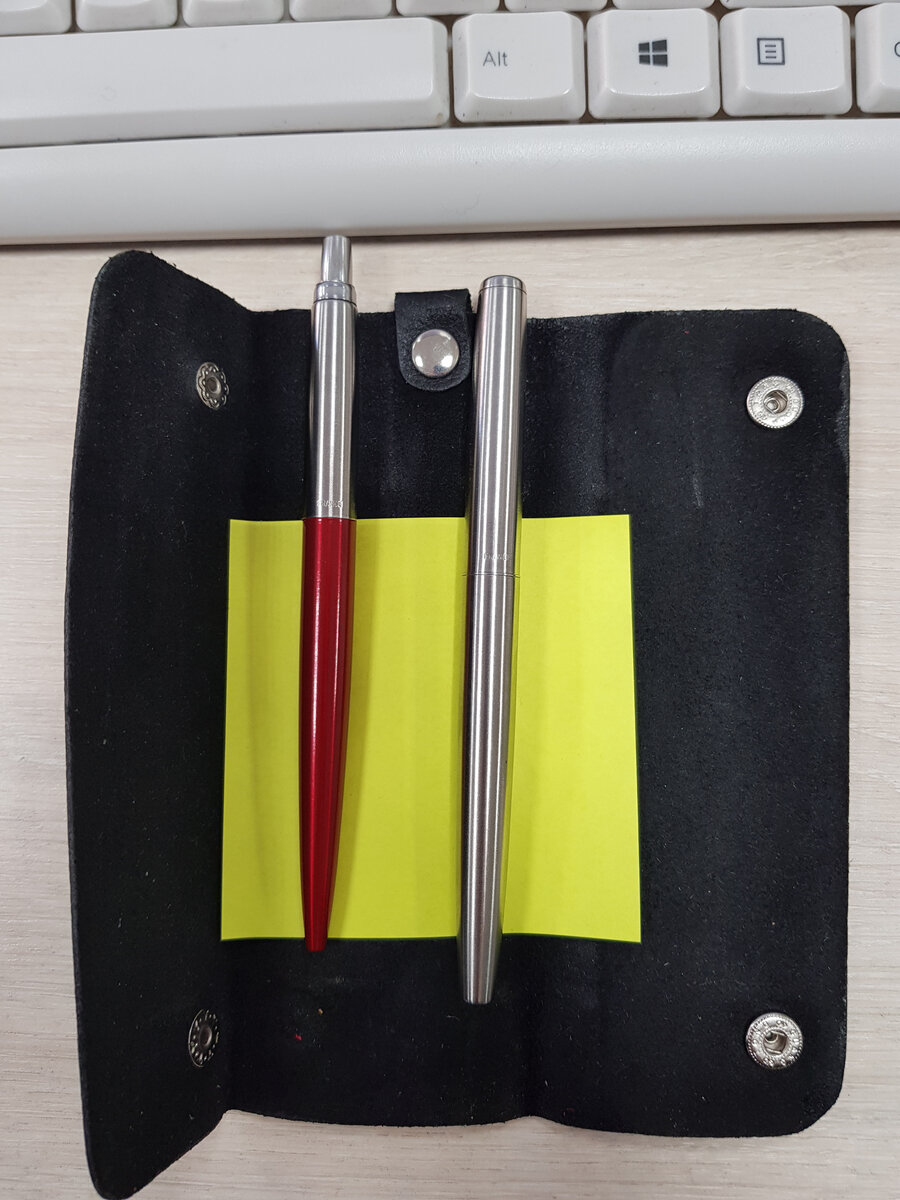 «Parker» Jotter k60 и Jotter Steel Stainless Steel со стикерами для записи 