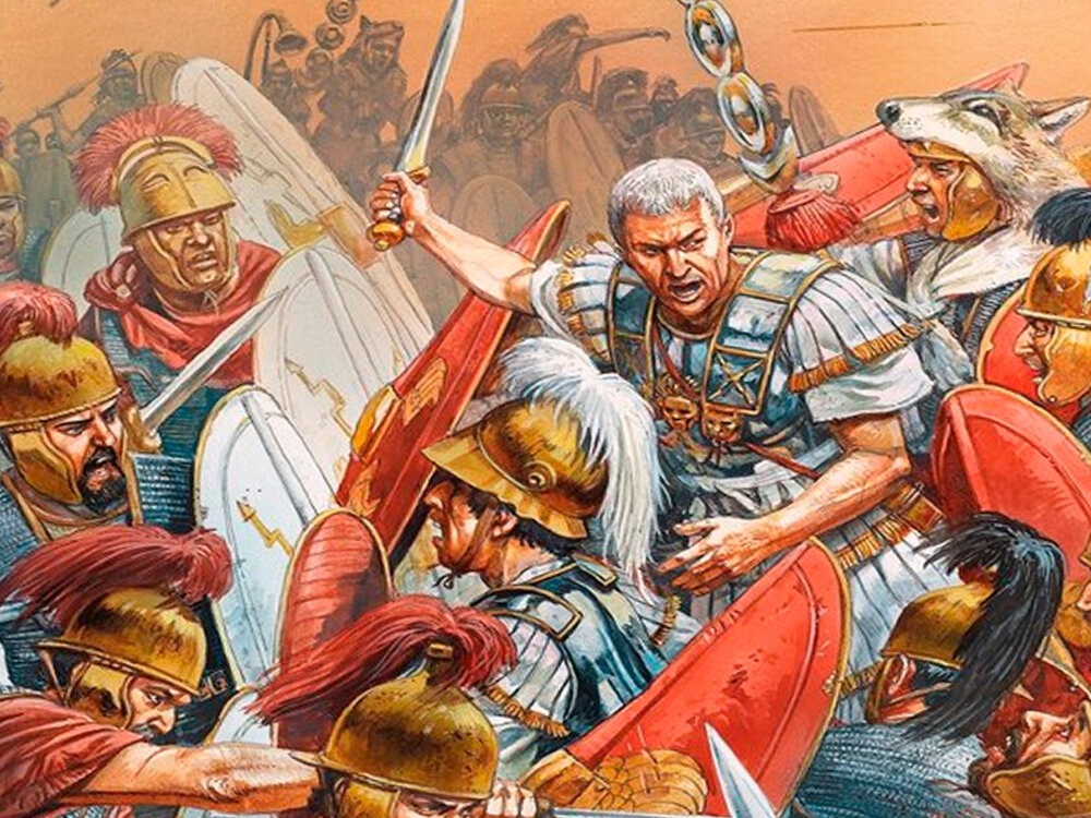 Битва при Фарсале (48 год до н. э.). Битва Цезаря и Помпея.