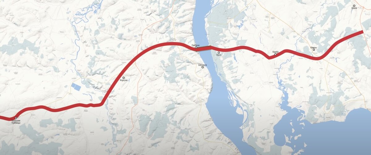 М 12 трасса схема в татарстане мост через волгу