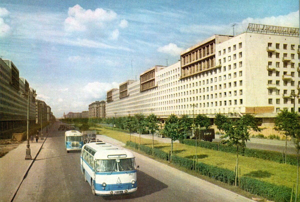 Московский проспект 1965 год Ленинград