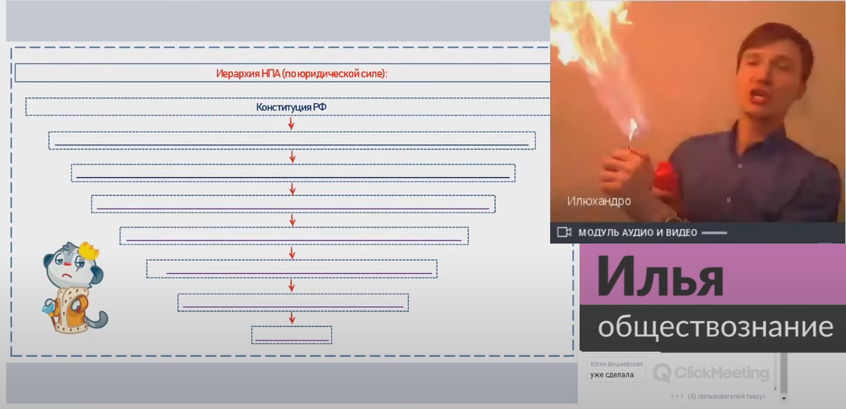 Илья в прямом смысле ЗАЖИГАЕТ на своих вебах по обществознанию