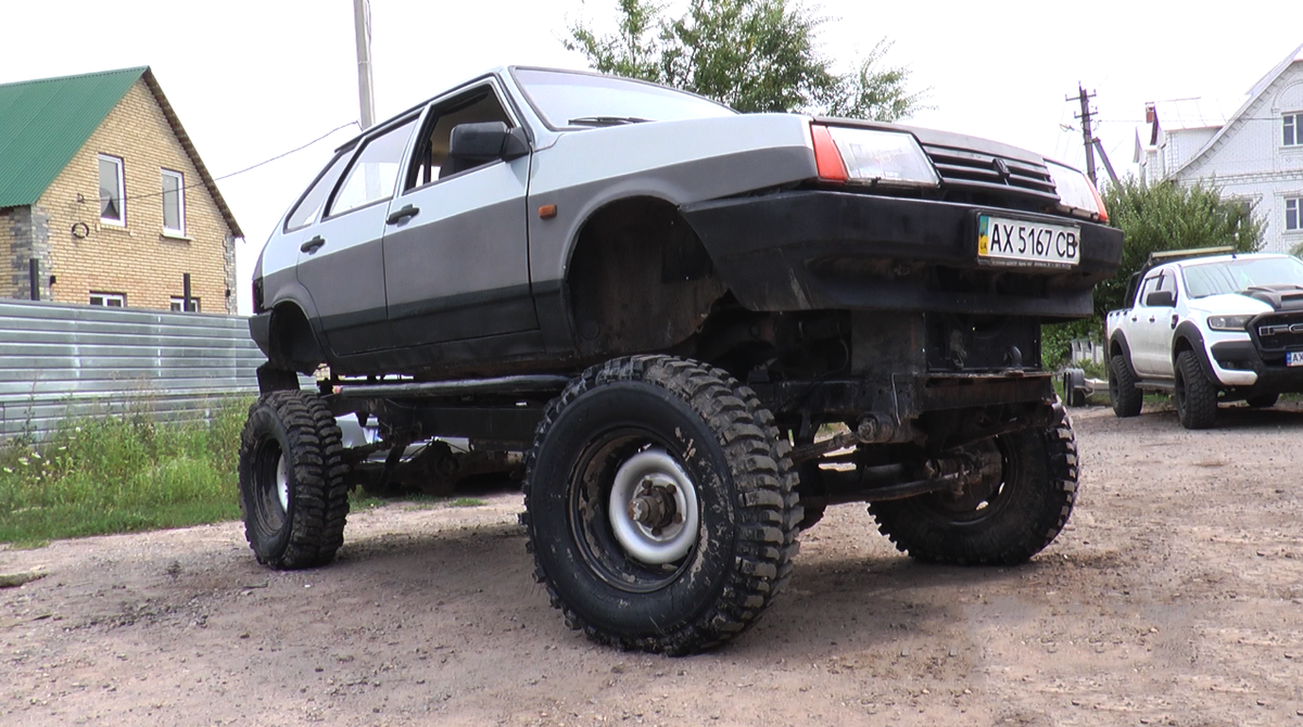 Самодельный вездеход из-под Харькова