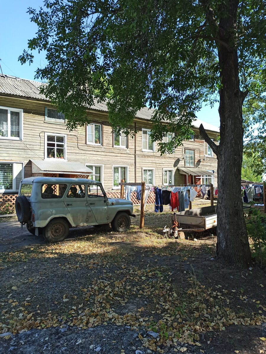 Типичный двор провинциального городка